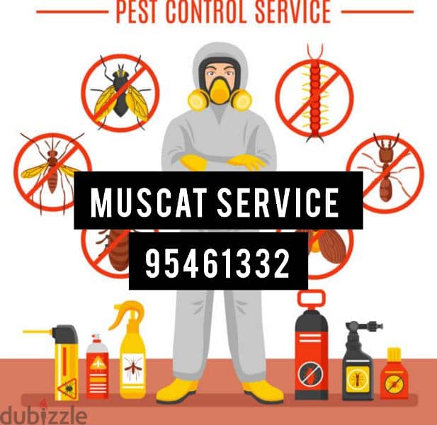 Muscat Pest Treatment Services Contact anytime 0