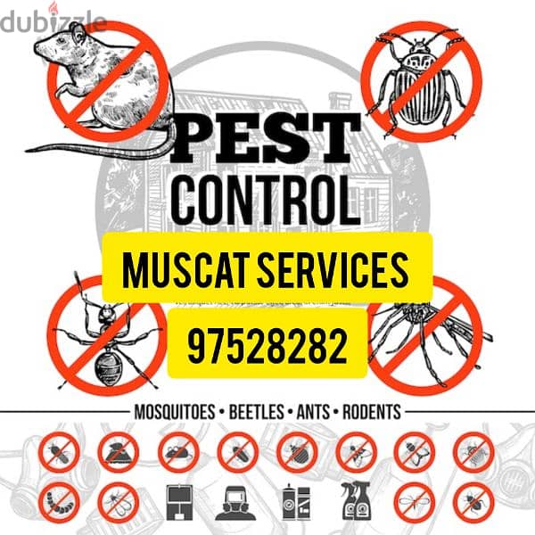 Muscat Pest Control Services Contact anytime 0