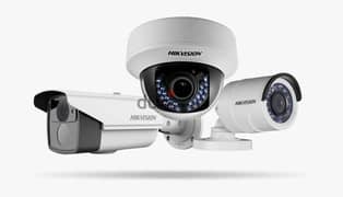 hikvision CCTV cameras & intercom door lock installation and mantines.