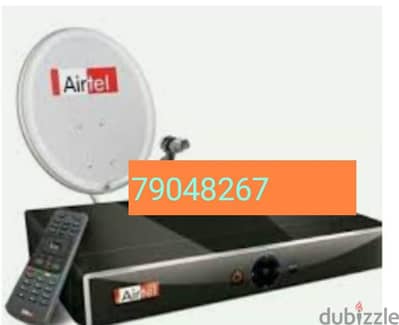 Airtel HD box  New With 6months malayalam Tamil telgu kann