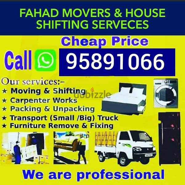 muscat furniture house shiftingg low price 0