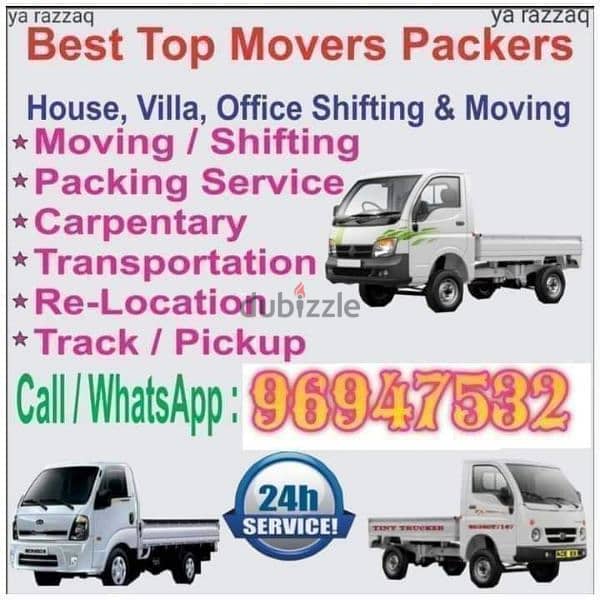 Muscat & Mover packer house shiffting carpenter TV furniture fixing 0