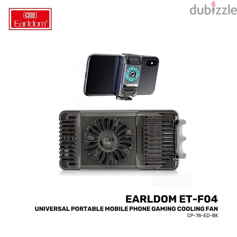 Earldom mobile phone cooling fan f04 (BoxPack) 1