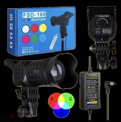 Rgb spotlight with remote fsd-168 (Box Packed)