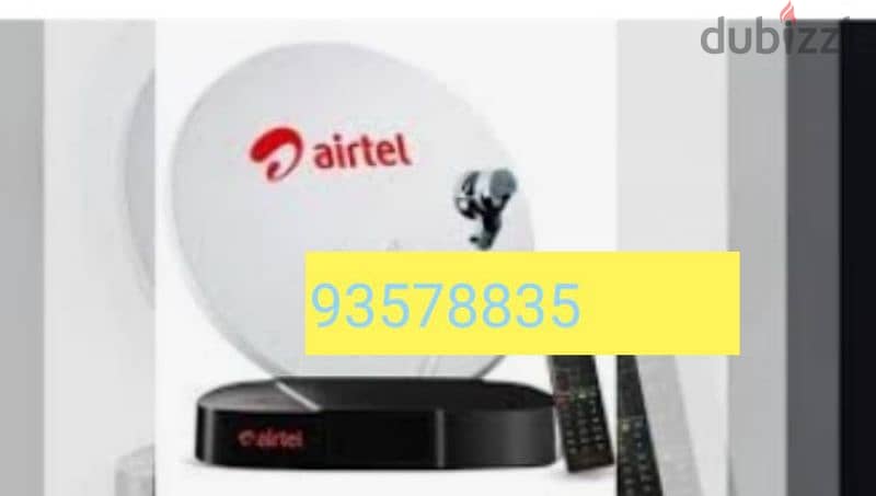 New Airtel hd receiver with 6months 0