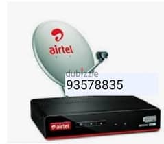 New Airtel hd receiver with 6months 0