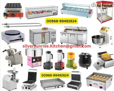 Restaurant and coffee shop equipments