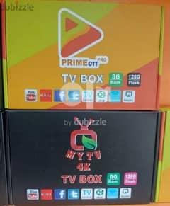 Latest model android box with 1year subscription new. .