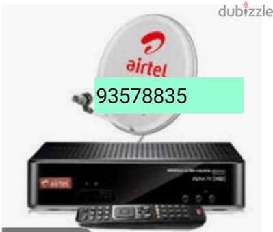 All satellite dish receiver sale and fixing Air tel