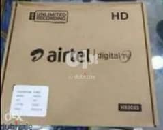 New Full HDD Airtel receiver with 6months south malyalam tamil