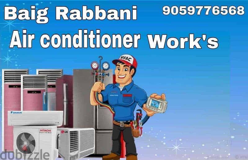 ac. repairing  and  maintenance  and  servicing 0