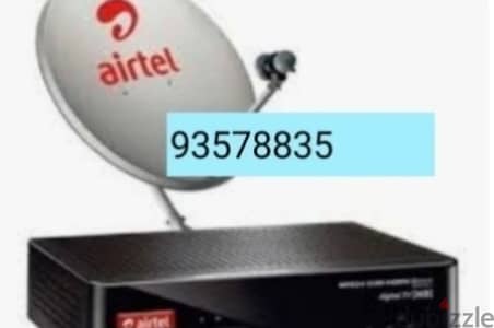 New DTH HDD box six month Airtel digital