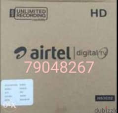 Airtel HD receiver and one month tamil Malayalam telugu