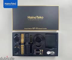 Haino Teko Germany GP 10 HD Full Screen Two Smart Watch with Two Strap