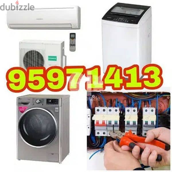 full automatic washing machine repair AC  plumber electric electrician 0