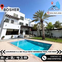 BOSHER | SUPER LUXURIOUS 4+1 BR VILLA WITH SWIMMING POOL FOR RENT