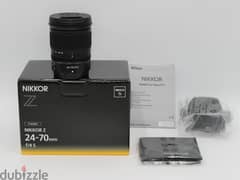 NIKKOR Z 24-70mm f4 S Lens with Box