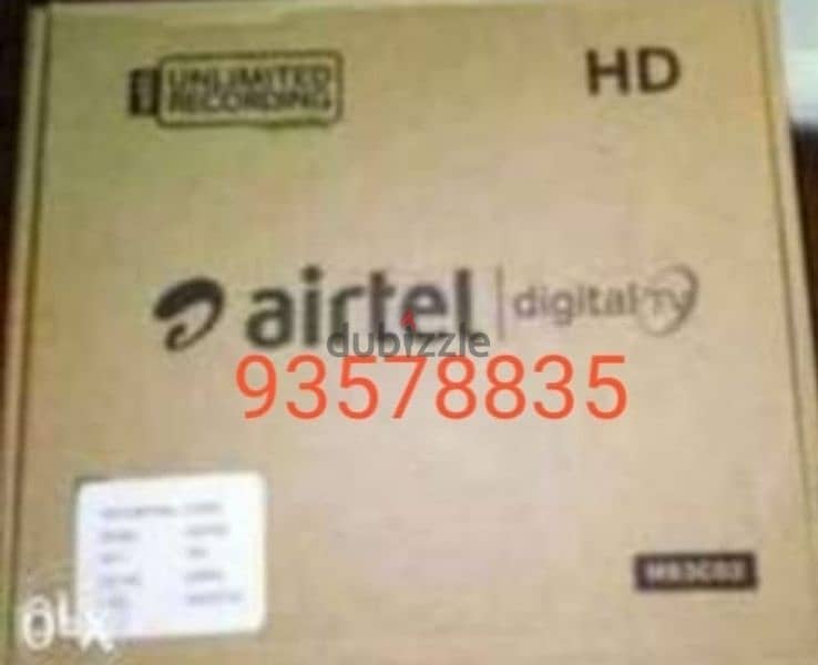 New Digital Airtel hd receiver with Six months Malyalam Tamil telgu ka 0