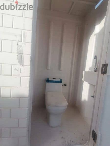 used toilet with sewage and water tank 4