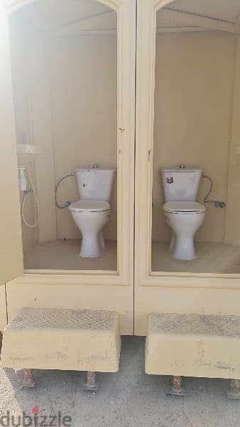 used toilet with sewage and water tank 9
