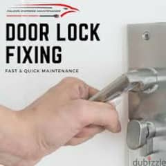 Lock door fix repair open all type locksmith services 0