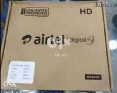 Airtel HD new Set top box with 6months south malyalam tamil