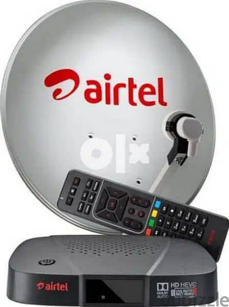 Airtel hd receiver with 6months tamil telgu kannada malyalam packag. . 0