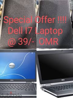 Dell laptop Intel Core i7- @ 39 OMR
