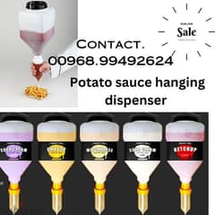 potato sauce hanging dispenser
