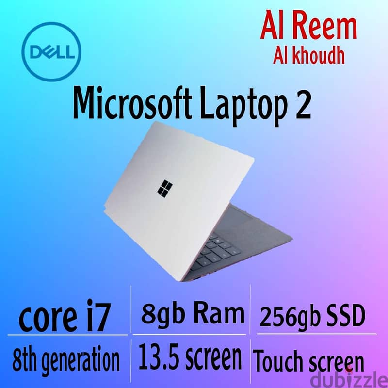 MICROSOFT SURFACE LAPTOP-2 8th GENERATION TOUCH SCREEN CORE I7 8GB RA 0
