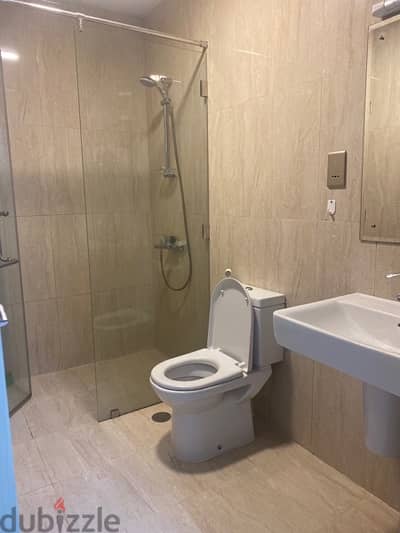 Room with attached toilet