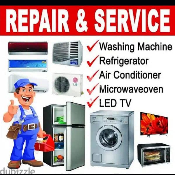 AC service Washing Machine repair fixing  electrician plumber painter 0