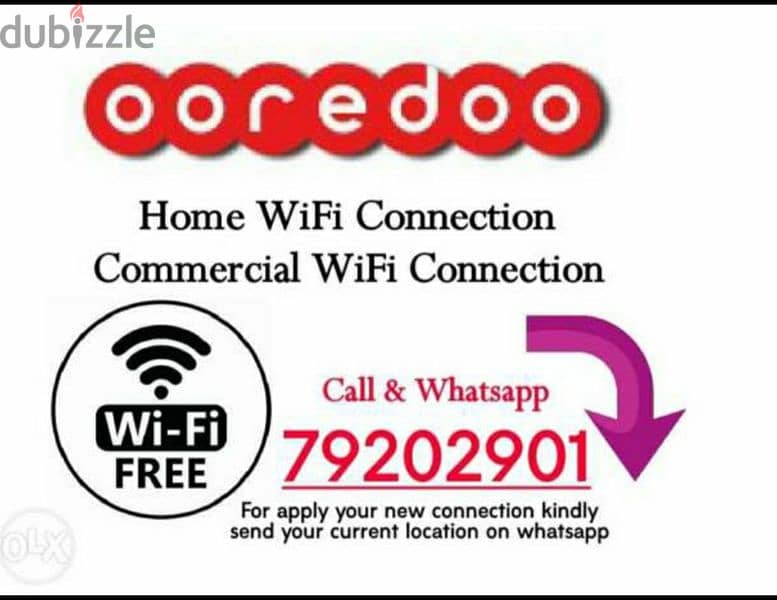 Ooredoo WiFi Connection Unlimited Offer 0