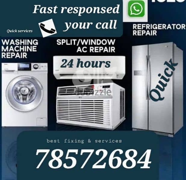 AC FRIDGE WASHING MACHINE SERVICE OR REPAIR >> 0