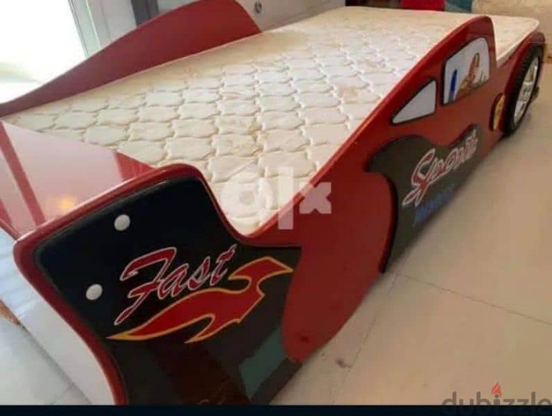 Kids Car Bed used condition. Location in Bawsher near stadium. 0