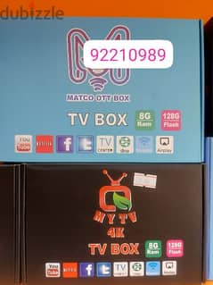 new model 4k ott andrpid box available with 1 year subscription