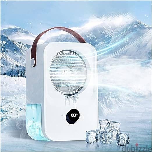 Porodo water and ice rechargeable cooling fan pd-lsac (Box-Pack) 2