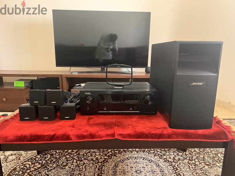 BOSE AND DENON AVR POWERFUL 5.2 RECEIVER 1