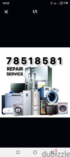 Automatic washing machine AC fridge freezer Repair And Services 0