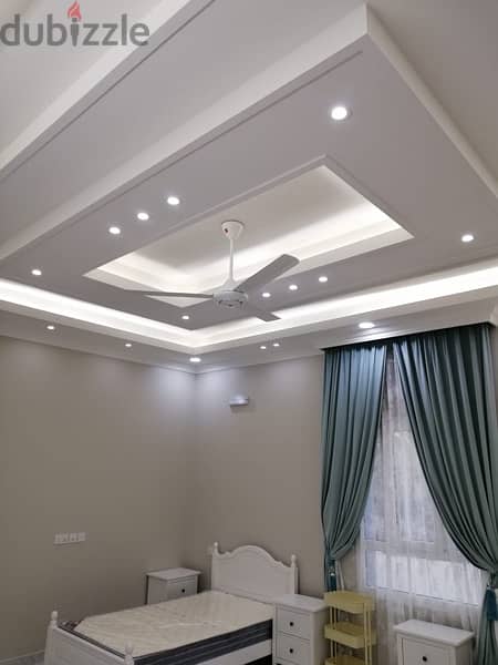 interior design decore paint Grc gypsum work ديكور جبس و صبغ 0