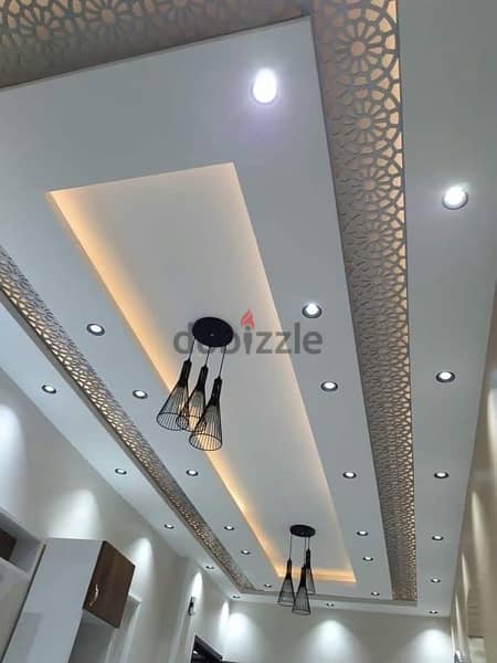 interior design decore paint Grc gypsum work ديكور جبس و صبغ 4