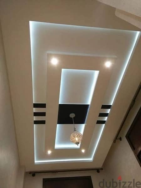 interior design decore paint Grc gypsum work ديكور جبس و صبغ 9