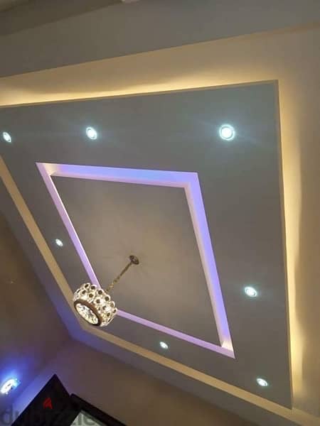 interior design decore paint Grc gypsum work ديكور جبس و صبغ 11