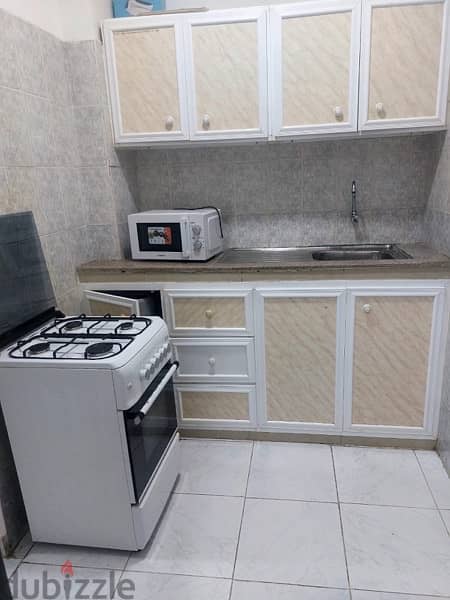 غرفه وصاله وحمام ومطبخ 1BHK Flats fully furnished flats for rent , 8