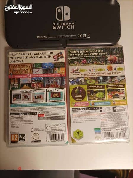 Nintendo switch lite (Black) + 15 games (2 physical 13 digital) + bag 6