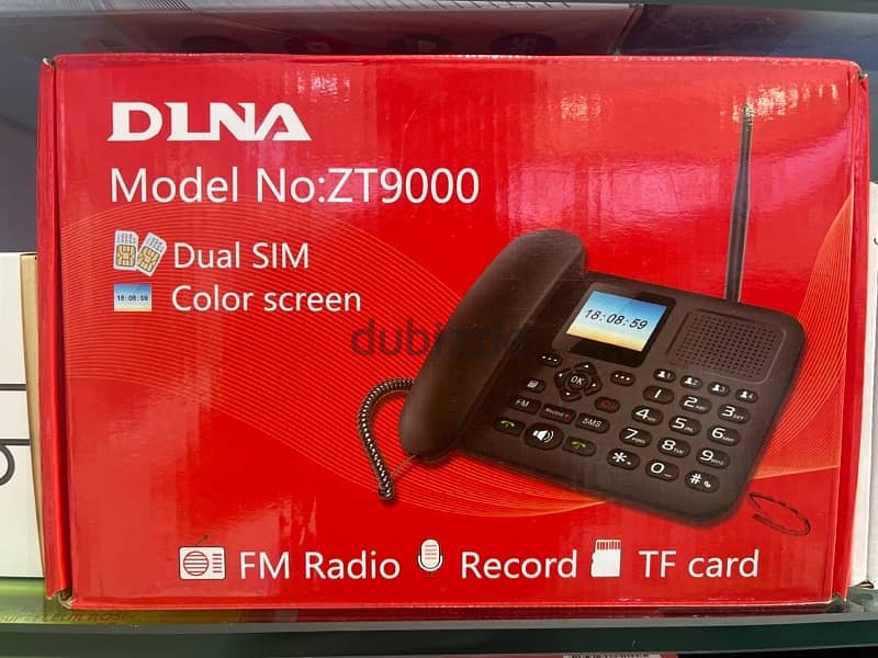 Telephone set with DUAL SIM 0