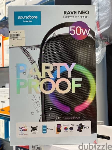 ANKER PARTYCAST SPEAKER RAVE NEO 0