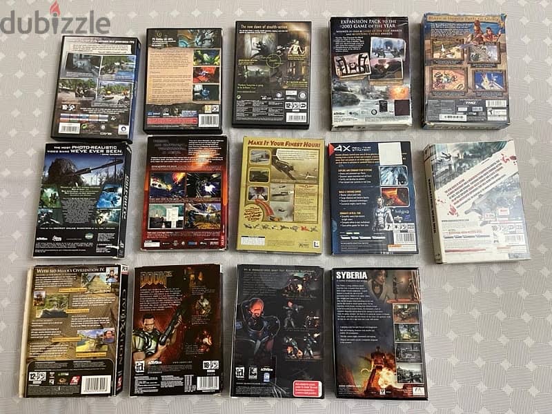 14 PC antique video games / Collector games 1