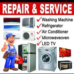 full automatic washing machine repair AC  plumber electric electrician