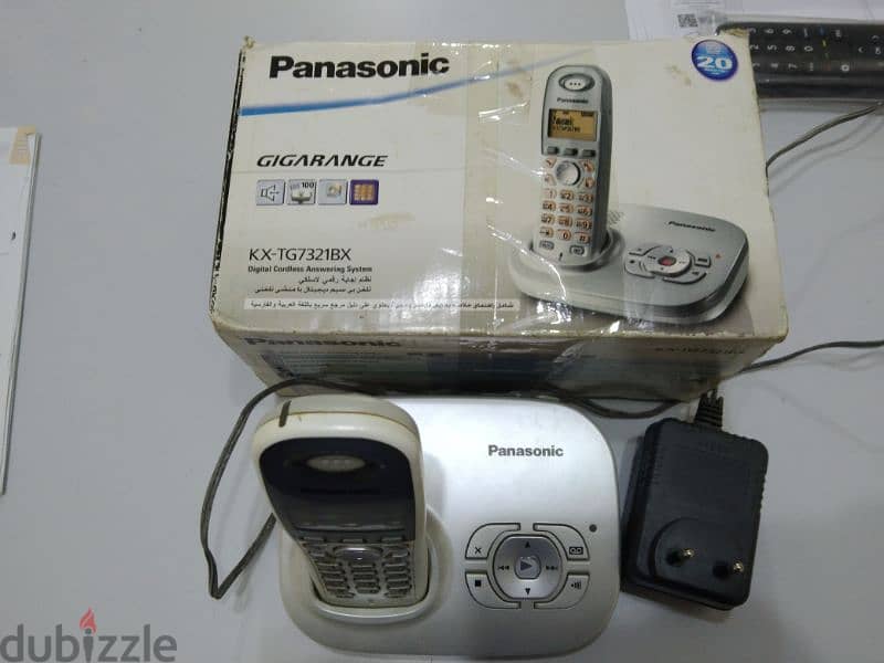 Panasonic gigaranje digital codless phone 2